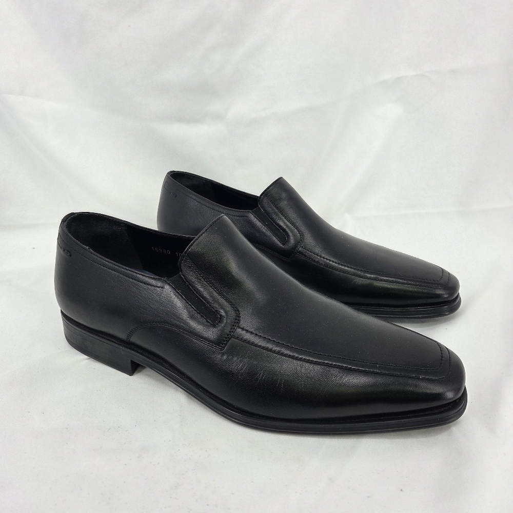 Magnanni Antonio 16980 Black Leather Men's Loafers 10.5M